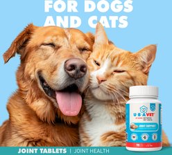 UBAVET Hip & Joint Support Chicken Flavored Chewable Tablets Joint Supplement for Dogs & Cats, 90 count slide 2 of 4