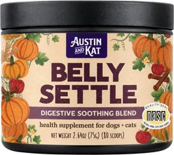 Austin and Kat Belly Settle Pumpkin Digestive Support Supplement for Dogs, 75-g, 75-g
