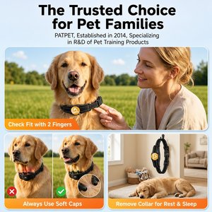 PATPET P320 1000ft Remote Dog Training Shock eCollar, Small, Black 1 count