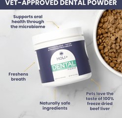 HOLI Dental Powder Supplement for Dogs & Cats, 4-oz jar slide 2 of 6