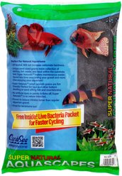 CaribSea Super Natural Aquascapes Maui Moon, Black/Natural, 10-lb bag