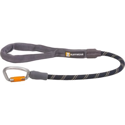 Ruffwear Ruffwear Knot-a-Long Reflective Dog Leash, 2.5-ft long, 7/16-in wide, Obsidian Black