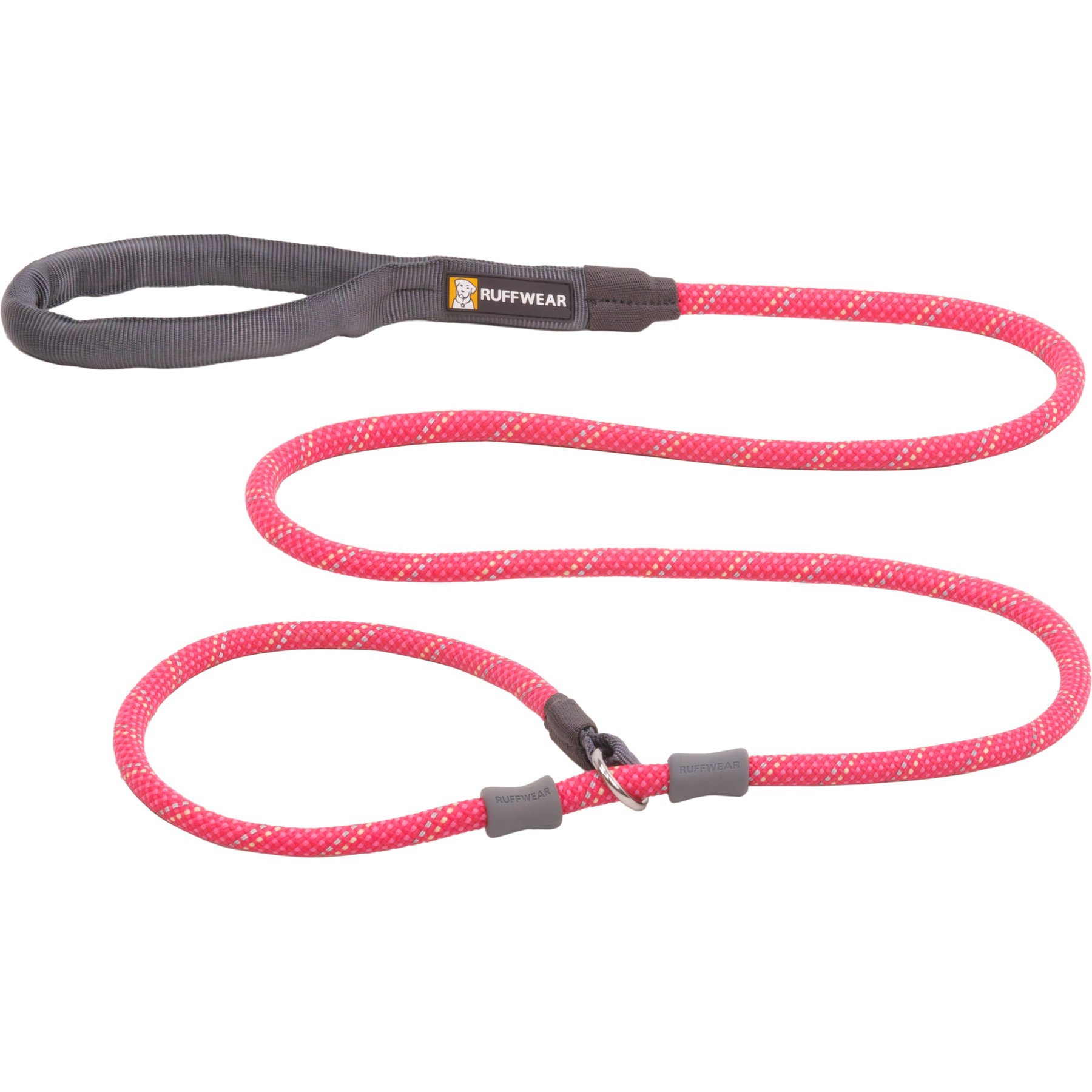 Ruffwear Just-a-Cinch Slide-On Dog Leash, 5-ft long, 7/16-in wide, Fireweed Pink