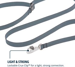 Ruffwear Flagline Hands-Free Dog Leash, 6.5-ft long, 0.8-in wide, Basalt Gray slide 2 of 6