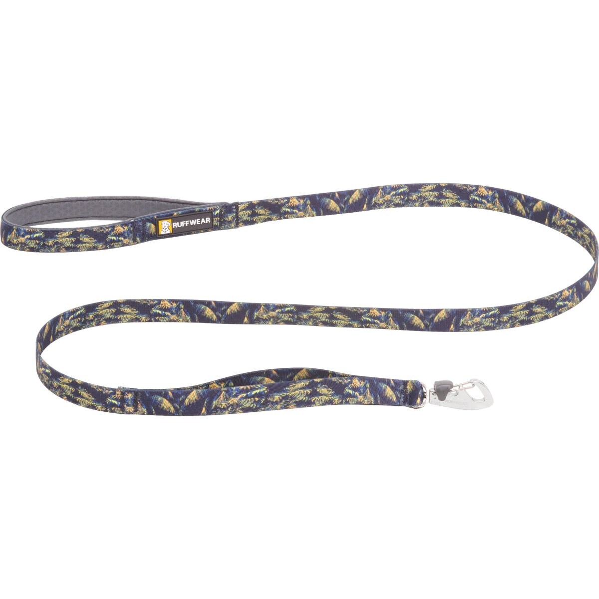Ruffwear Front Range Traffic Handle Dog Leash, 5-ft long, 3/4-in wide, Deep Jungle