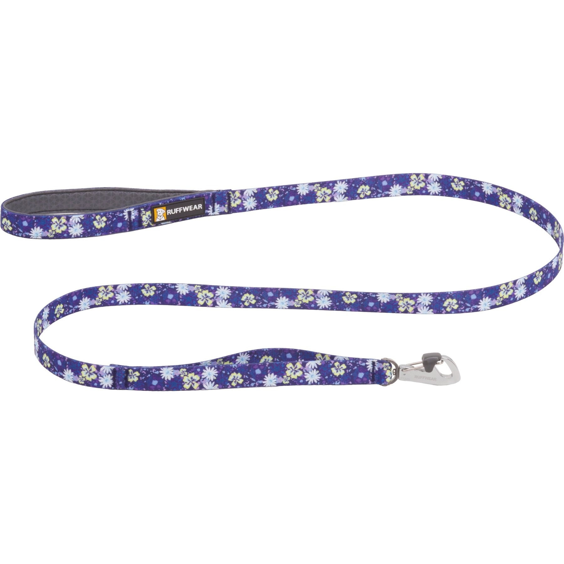 Ruffwear Front Range Traffic Handle Dog Leash, 5-ft long, 3/4-in wide, Wildflower