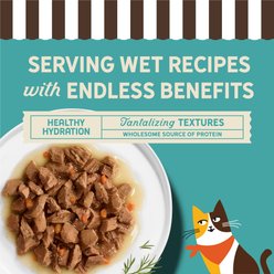 Merrick Purrfect Bistro in Rich Gravy Variety Pack High Protein Wet Cat Food, 3-oz can, case of 24 slide 2 of 8