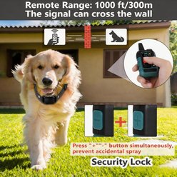 Luckypets No Shock Safe Humane Bark Control Device Citronella Spray Dog Remote Training Collar, Green, Small slide 2 of 9