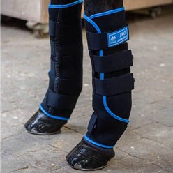 Lami-Cell Therapeutic Gel Horse Ice Boots, Black Blue, X-Full
