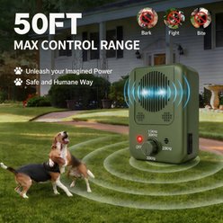 Luckypets Ultrasonic Anti Barking Control Device Dog Deterrent System, Green slide 2 of 7