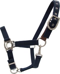 Ovation Lucky Adjustable Breakaway Horse Halter, Navy, Full