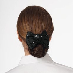 Ovation Premium Gem Floral Show Bows, Black