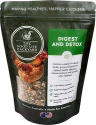 Hatching Time Digest & Detox Gut Health Blend Natural Feed Poultry Fly & Insect Control, 2-lb Pouch