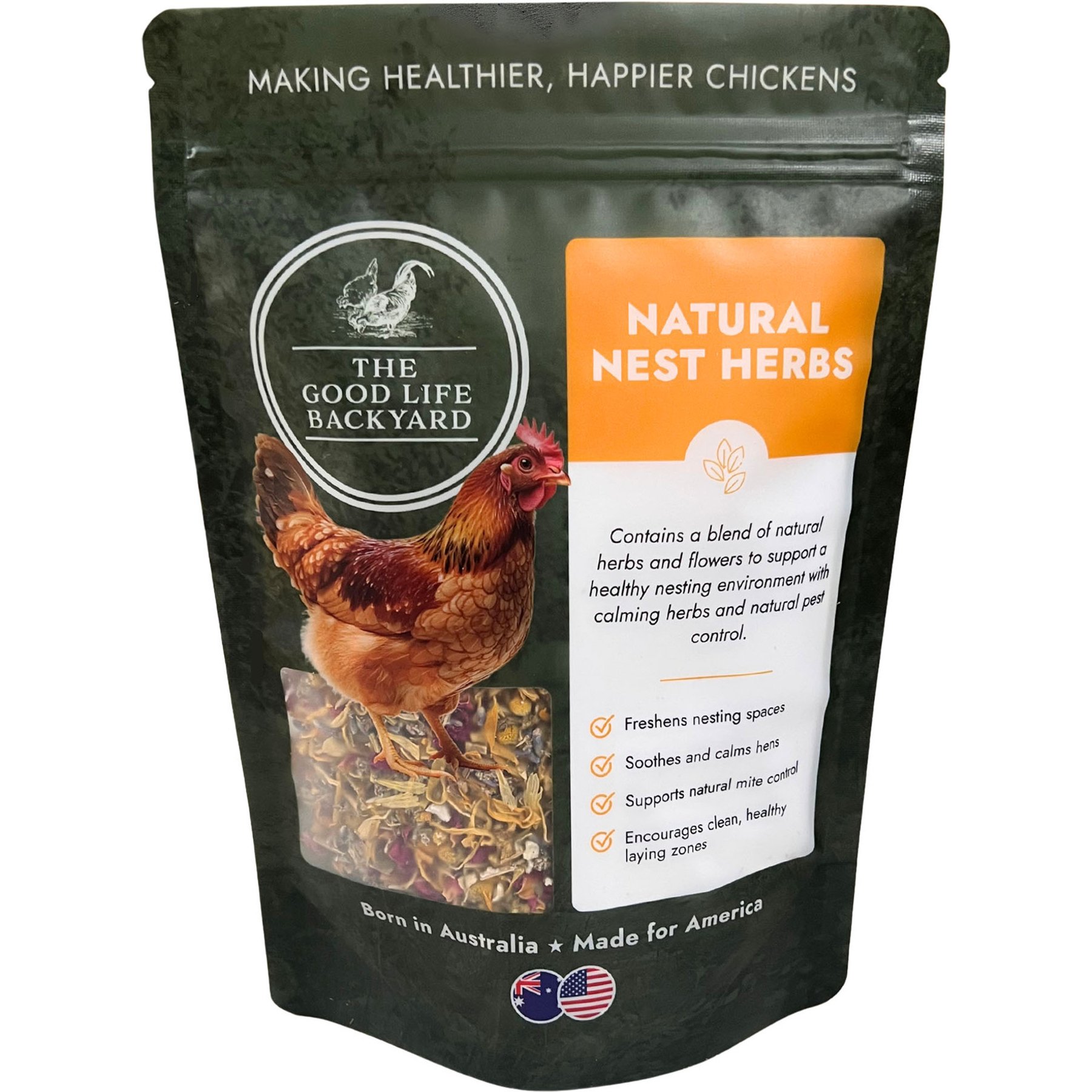 Hatching Time Natural Nest Blend Herbs Poultry Fly & Insect Control, 3.5-oz pouch