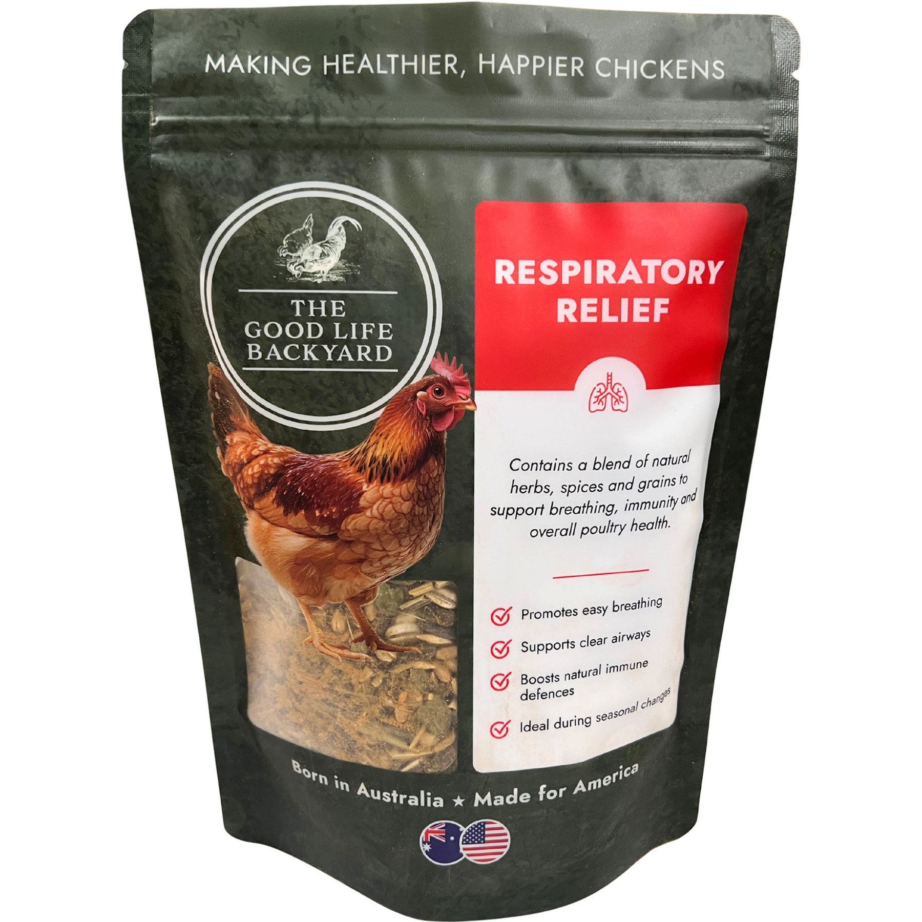 Hatching Time Respiratory Relief Spice Blend Natural Feed Poultry Supplement, 1-lb pouch