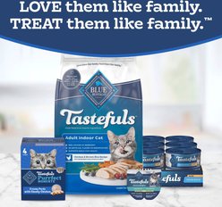 Blue Buffalo Tastefuls Purrfect Moments Creamy Purée Snack No Corn Wheat Soy Cheeky Chicken Lickable Cat Treats, 1.2-oz cup, 4 count slide 2 of 7