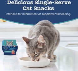 Blue Buffalo Tastefuls Purrfect Moments Creamy Purée Snack No Corn Wheat Soy Tempting Tuna Lickable Cat Treats, 1.2-oz cup, 4 count slide 2 of 7