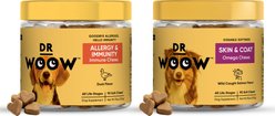 Dr Woow Dog Supplement Bundle - Allergy & Coat