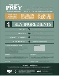 Taste of the Wild PREY Trout Formula Limited Ingredient Recipe Dry Dog Food, 8-lb bag slide 2 of 8