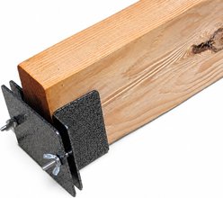 LA Parrot 2 x 4 Stud Powder Coated Parrot Perch Holder Bracket Set