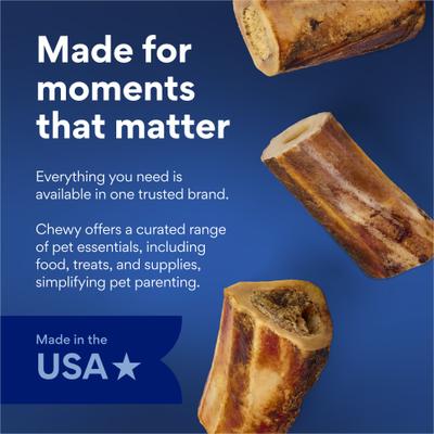 Show full view: Chewy Made Roasted Marrow Bone 3" Dog Treat (FORMERLY BONES & CHEWS), 1 count slide 8 of 9