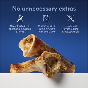 Chewy Made Roasted Marrow Bone 6" Dog Treat (FORMERLY BONES & CHEWS), 1 count