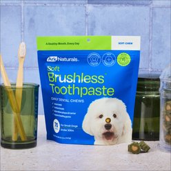 Ark Naturals Soft Brushless Toothpaste Small Dental Dog Treats, 12-oz bag, 70 count slide 2 of 7
