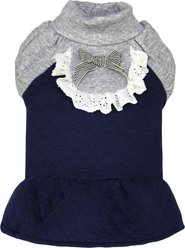 Parisian Pet Quilted Winter Blue Cold Outfit Dog Dress, X-Large slide 1 of 4
