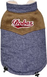 Parisian Pet Denim Suede Fashion Layer Dog Jacket, Large