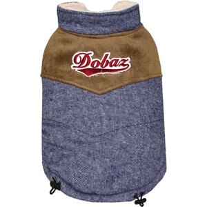 Parisian Pet Denim Suede Fashion Layer Dog Jacket, Medium