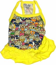 Parisian Pet Artsy Yellow Creative Outfit Dog Dress, X-Large