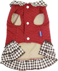 Parisian Pet Checkered Red Pattern Outfit Dog Dress, X-Large slide 2 of 4