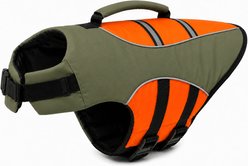 Parisian Pet Water Safety Vest Dog Life Jacket, Olive Green, XXX-Large
