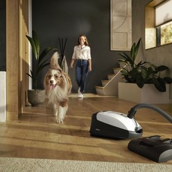 Miele Classic C1 Dog & Cat Bagged Canister Vacuum Cleaner, Lotus White slide 2 of 9