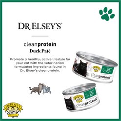 Dr. Elsey's cleanprotein Duck Recipe Wet Cat Food, 5.3-oz can, case of 24 slide 2 of 7