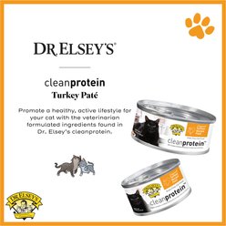 Dr. Elsey's cleanprotein Turkey Recipe Wet Cat Food, 5.3-oz can, case of 24 slide 2 of 7