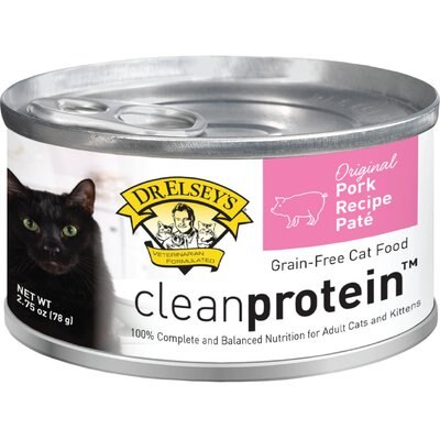 Dr. Elsey's Dr. Elsey's cleanprotein Pork Recipe Wet Cat Food, 2.75-oz can, case of 24