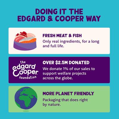 Show full view: Edgard & Cooper Keep It Up Bar Nutritious Boosted Vitamins Plant-Based Recipe Apple Crunchy Dog Treats, 1.05-oz slide 8 of 9