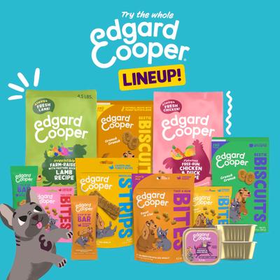 Show full view: Edgard & Cooper Keep It Up Bar Nutritious Boosted Vitamins Plant-Based Recipe Apple Crunchy Dog Treats, 1.05-oz slide 9 of 9