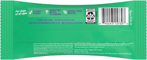 Show full view: Edgard & Cooper Keep It Up Bar Nutritious Boosted Vitamins Plant-Based Recipe Apple Crunchy Dog Treats, 1.05-oz slide 3 of 9