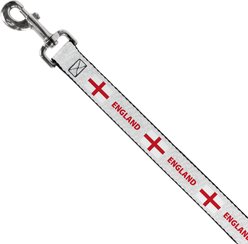 Buckle-Down Global Soccer Cup Series England Spirit Flag Dog Leash, 4-ft long, 1-in wide slide 2 of 3