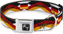 Buckle-Down Global Soccer Cup Series Germany Spirit Flag Metal Seatbelt Buckle Dog Collar, Small: 9.5 to 13-in neck, 1-in wide