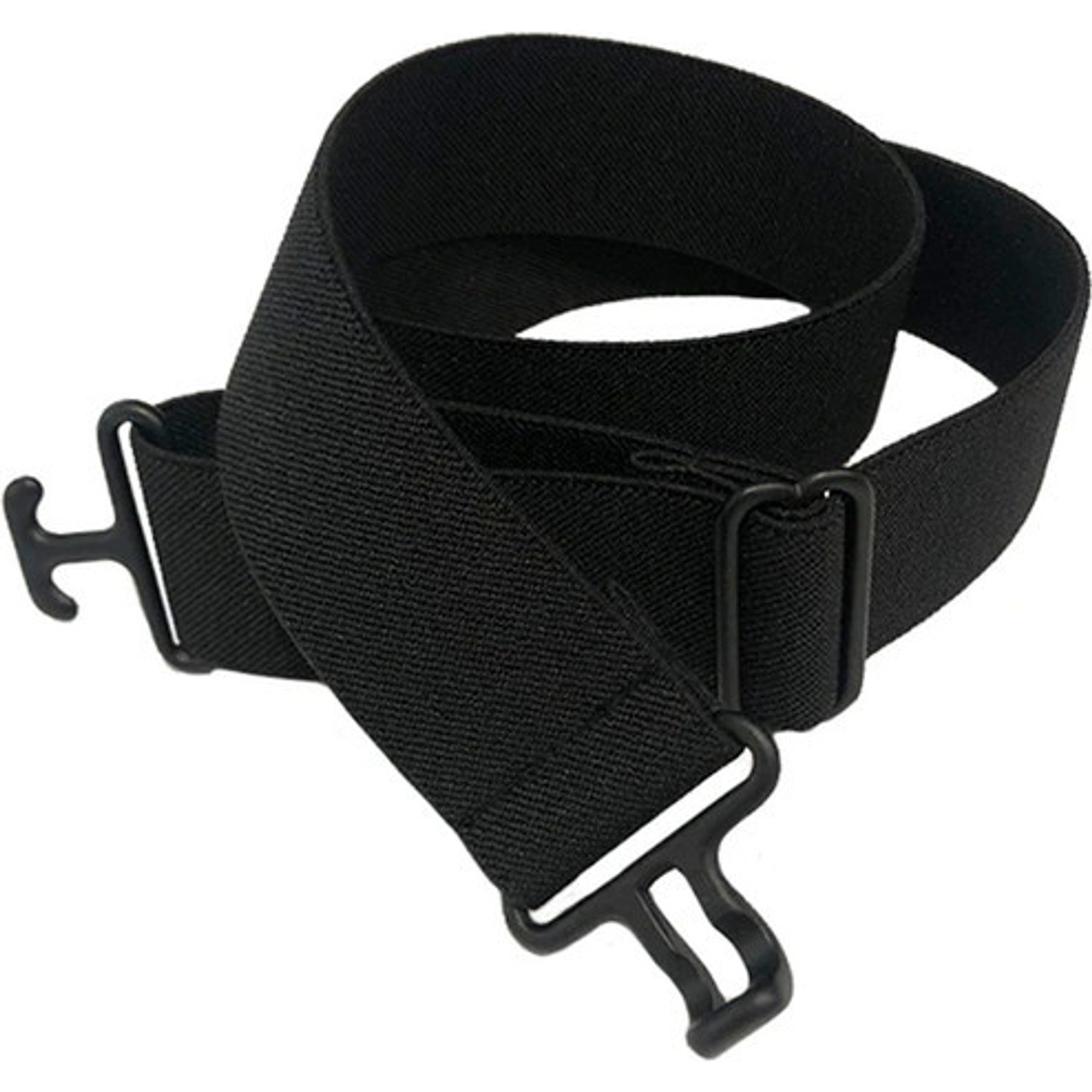 Ace Equestrian Elastic Horse Riding Belt, Black, 1.5-in