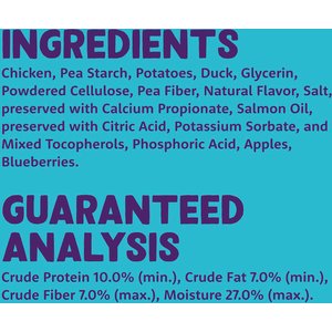 Edgard & Cooper Take A Bow Bites Low-Calorie Training Grain-Free Chicken & Duck Recipe Soft & Chewy Dog Treats, Small, 1.7-oz bag