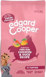 Edgard & Cooper Fabulous Free-Run Puppy Grain-Free Chicken & Duck Recipe Dry Dog Food, 4.5-lb bag slide 1 of 9