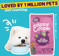 Edgard & Cooper Adult Grain-Free Delicious Free-Run Duck Recipe & Venison Dry Dog Food, 4.5-lb bag slide 2 of 9