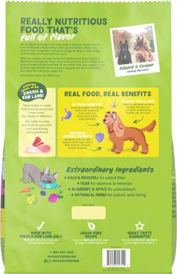 Show full view: Edgard & Cooper Adult Grain-Free Irresistible Farm-Raised Lamb Recipe Dry Dog Food, 22-lb bag slide 3 of 10