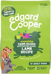 Edgard & Cooper Adult Grain-Free Irresistible Farm-Raised Lamb Recipe Dry Dog Food, 11-lb bag