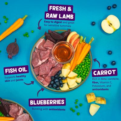 Show full view: Edgard & Cooper Adult Grain-Free Irresistible Farm-Raised Lamb Recipe Dry Dog Food, 22-lb bag slide 4 of 10