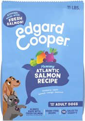 Edgard & Cooper Adult Grain-Free Yummy Atlantic Salmon Recipe Dry Dog Food, 11-lb bag